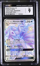 CGC 9 Alolan Ninetales Gx SV53/SV94 Shiny Vault Holo Graded Pokemon Card on eBay