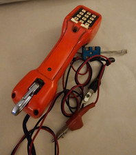 Vintage Harris Dracon TS21 Lineman's Handset Telephone Line Analyzer Test Butt
