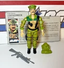 GI Joe Leatherneck 1986 v1 *100% COMPLETE w/File Card, Excellent!* Vintage ARAH