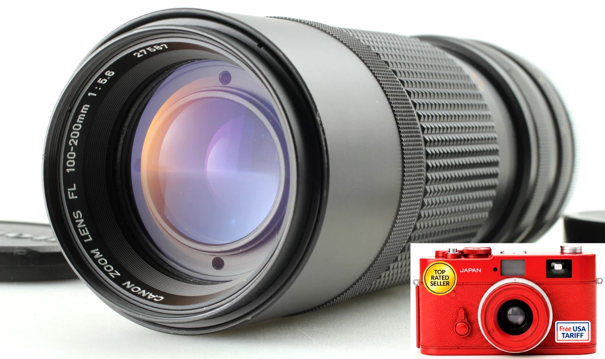 Mint]CANON New FD 100-200mm f/5.6 Lens for AE-1 program,A-1,F-1 From Japan#2156
