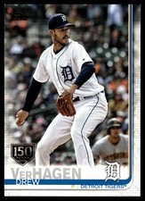 Drew VerHagen Detroit Tigers 2019 Topps 150th Anniversary #586