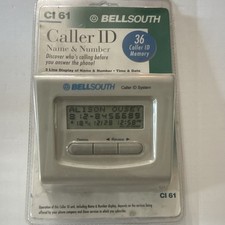 BellSouth CI61 Caller ID Display Box Name Number Memory LCD Call Waiting