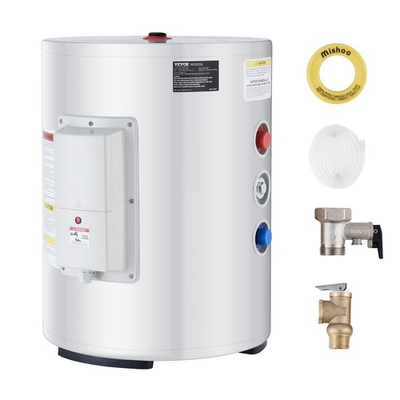 #ad #ad VEVOR 10 Gallon Electric Water Heater Instant Hot 1.6Kw LED Display for Shower $169.90