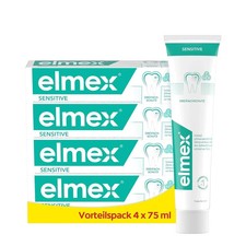 Elmex Sensitive Zahnpasta 4x75ml | Vorratspac...