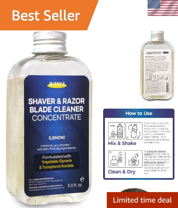 Eco-Friendly Blade Cleaner Concentrate - Mix with 70% IPA for Ultimate Purity