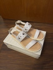 Mädchen Sandalen Gr.33 von GEOX Weiß Top Zu...