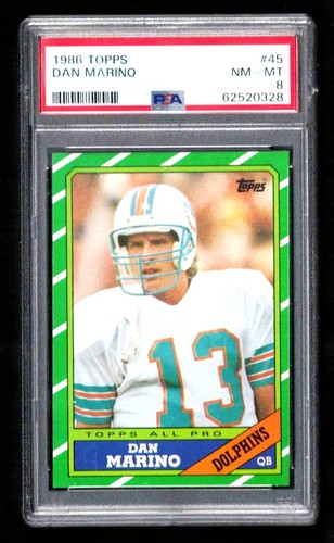 1986 Topps - Dan Marino #45 PSA 8
