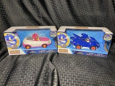 Sonic The Hedgehog NKOK Rc Cars 2.4 Hz Lot   Sonic And Amy New In Box NIB 