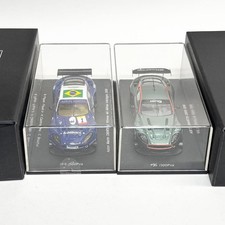 Spark 1/43 Aston Martin DBR9 Mini Car Set 2 Winner Mil Milhas Interlagos 2006
