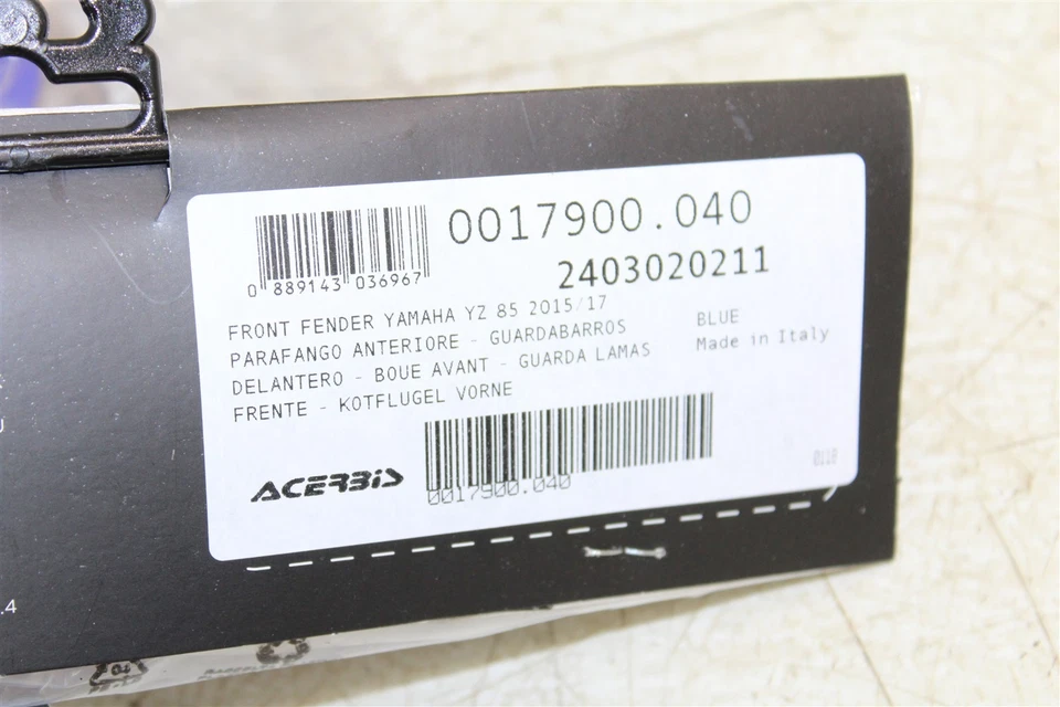 Acerbis Full Plastics Kit 21 Original 2742667118 for Yamaha YZ85 2019-2021 - Image 4 of 4