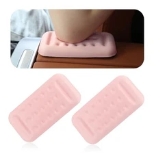 carleef 2PCS Car Arm Rest Elbow Pads,Comfortable Car Arm Rest Cushion with Pink