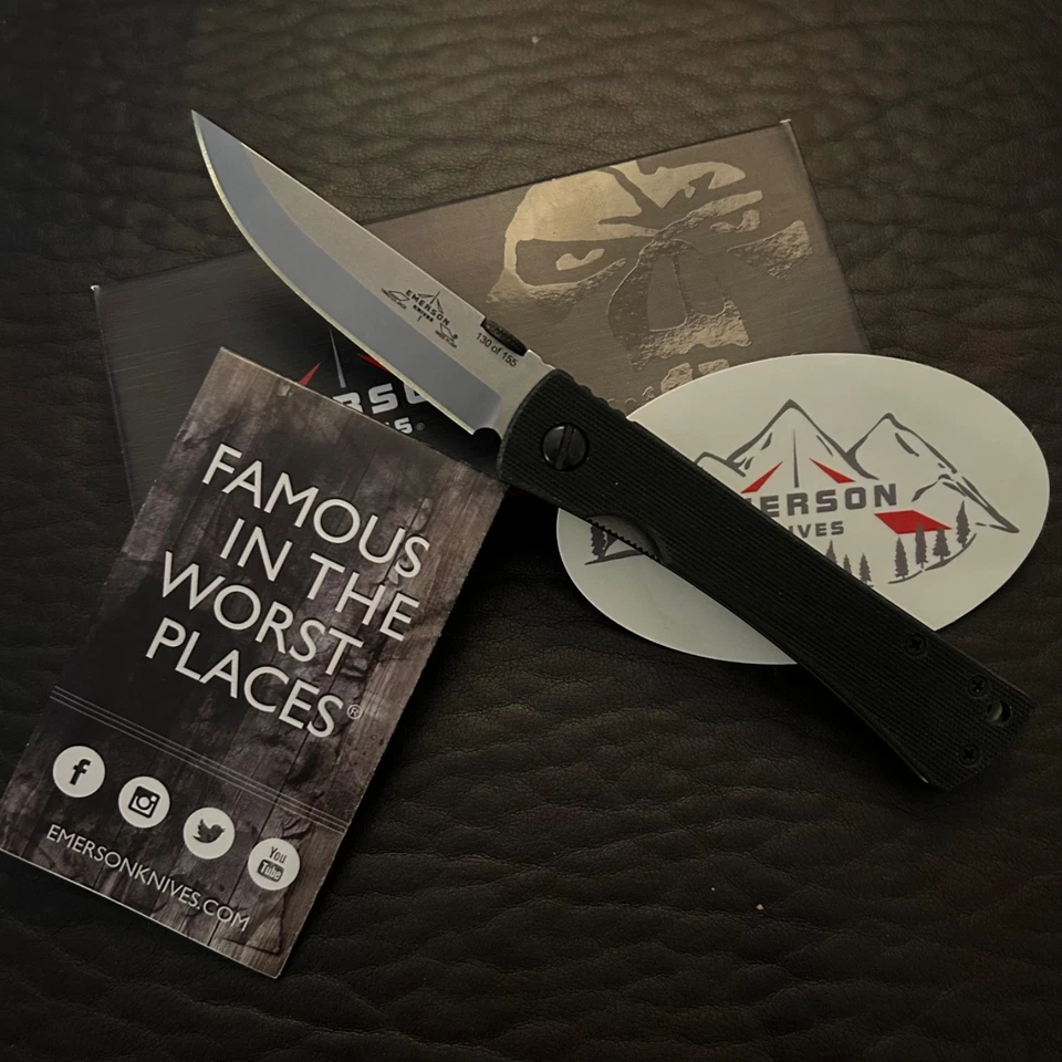 Cuchillos Emerson Yangtze Jack SF, serie Signature, #130 de 155, ENVÍO GRATUITO Foto 4 de 4