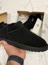 UGG Classic Micro Boot Black Suede UK Size 4