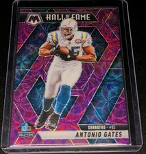 2025 Panini Mosaic -  Antonio Gates Hall of Fame #292 Purple Scope Chargers