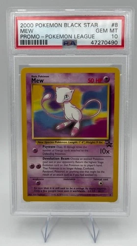 Pokemon Mew Wizards Black Star Promo #8 PSA 10