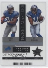 2005 Leaf Rookies & Stars Ticket Masters Season Roy Williams Kevin Jones 9bp