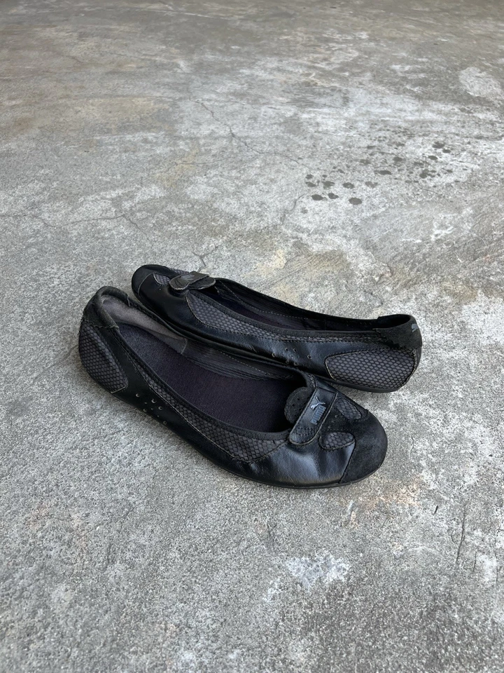 Vintage Sexy Puma Ballet Pisos Archivo Speed Cat Y2k Estilo Japonés Talla 39 Foto 2 de 4