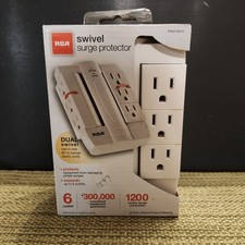 RCA Swivel Surge Protector NEW  Never used 