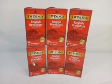 6-Pack Twinings English Breakfast Smooth Pure Black Tea 25 Bags Each (150 Count)