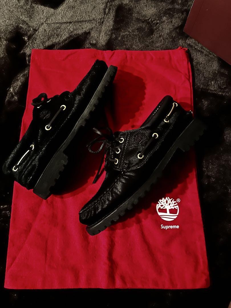 Men 8.0US Supereme Shoes Supreme Timberland 3 Eye Classic