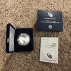 2018-W Proof $1 American Silver Eagle Box  & COA 1 oz silver proof coin