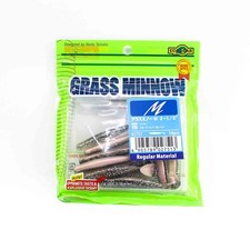 SALE Ecogear Soft Bait Grass Minnow M 2-1/2" 10/pack 115 (7513)
