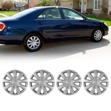 Hubcaps for Toyota Camry 15 Inch, Hubcaps Set of 4 Wheel Rim Cover (Sliver)