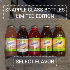 Limited Edition Snapple Glass Bottle NYC 2025 16 fl oz Choose Flavor 🥤🗽 Rare