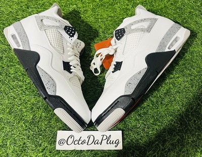 Nike Air Jordan 4 White Cement 2025 Grey Mens Sizes nby FV5029-100