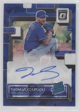 2022 Donruss Optic Navy Blue Cracked Ice Prizm 5/35 Thomas Szapucki Auto 0q0m