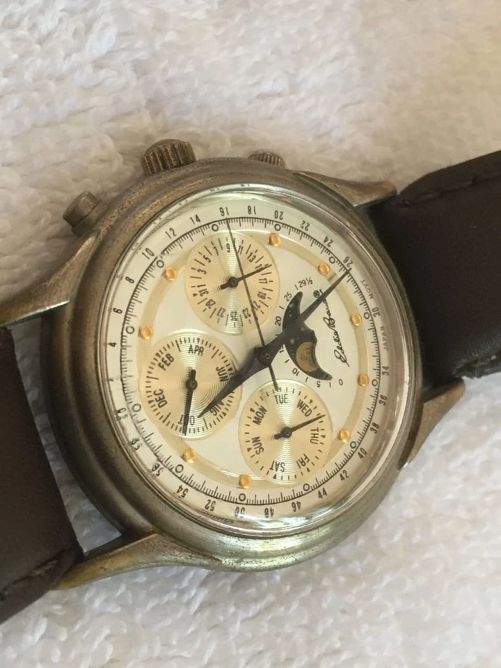 Relógio vintage Eddie Bauer fase da lua - Imagem 2 de 4