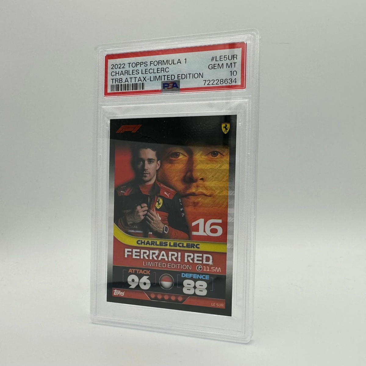 TOPPS CHARLES LECLERC ルクレール オレンジレッド リフ Charles Leclerc 2021 Topps Chrome Formula 1 #CA-CL