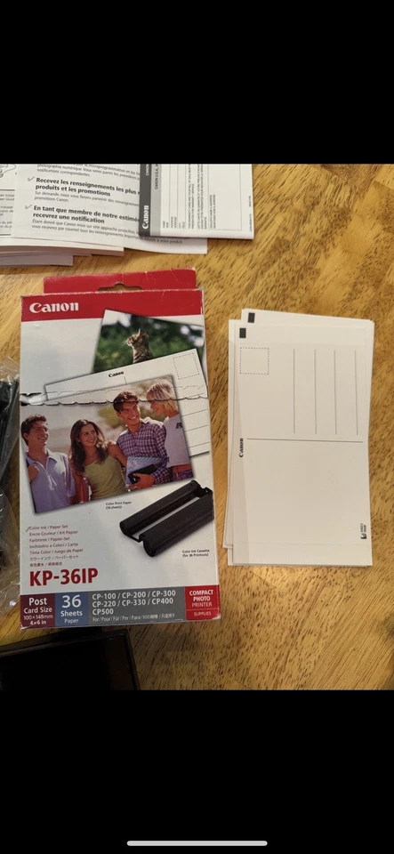 Canon Compact Photo Printer CP-220 with paper sheets - Image 4 of 4