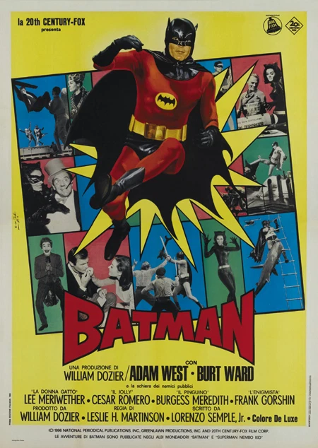 Batman Adam West 1966 cult serial movie poster print #16