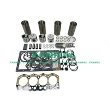 4x C3.4 Engine Overhaul Rebuild Kit With Gasket Bearing For diesel engine