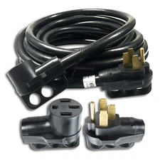 50 ft 50 amp RV Trailer Truck Motorhome Camper Power Extension Cord 50a