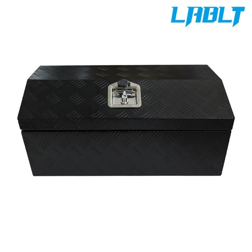 LABLT 30" Cuboid Aluminum Black Truck Tool Box For Pickup RV Trailer Storage - Picture 4 of 13