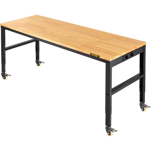 VEVOR Banco da Lavoro Tavolo da Lavoro 122x51x104cm Tavolo di Tensione 720kg con Ruote - Foto 11 di 12