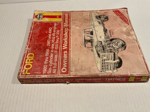 HAYNES Ford Pick-ups & Bronco 2WD 4WD Owners Workshop Manual 1980-1986 - Picture 3 of 4
