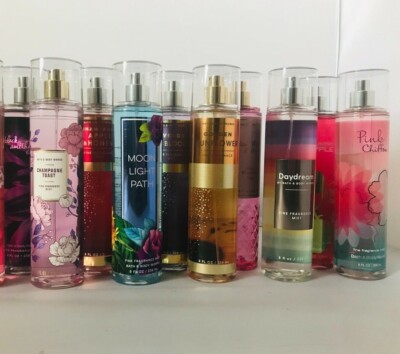 Bath and& Body Works FINE FRAGRANCE MIST BODY SPRAY 8 fl oz each YOU PICK NEW