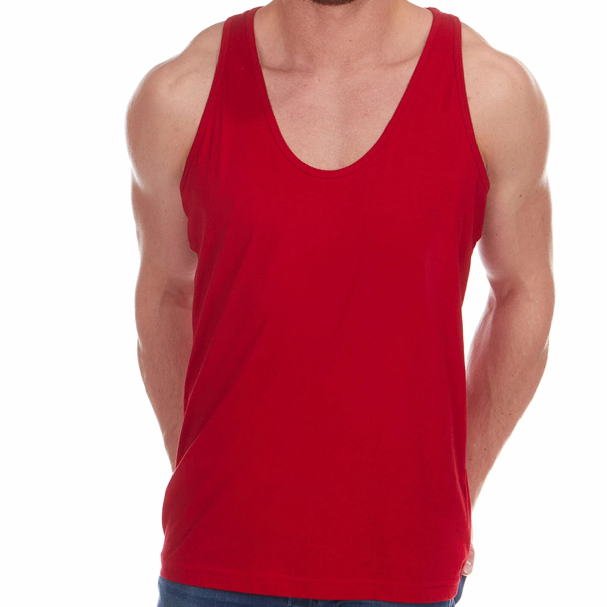 Open back gym vest sale