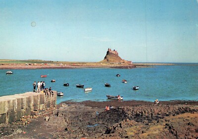 ENGLAND POSTKARTE Lindisfarne Castle Holy Island Northumberland UK E.T.W. Dennis