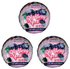 Lot 3 Scented MC Sweets Blackberry Fizz Bath Bombs Fizzy Fragrant Party Tub