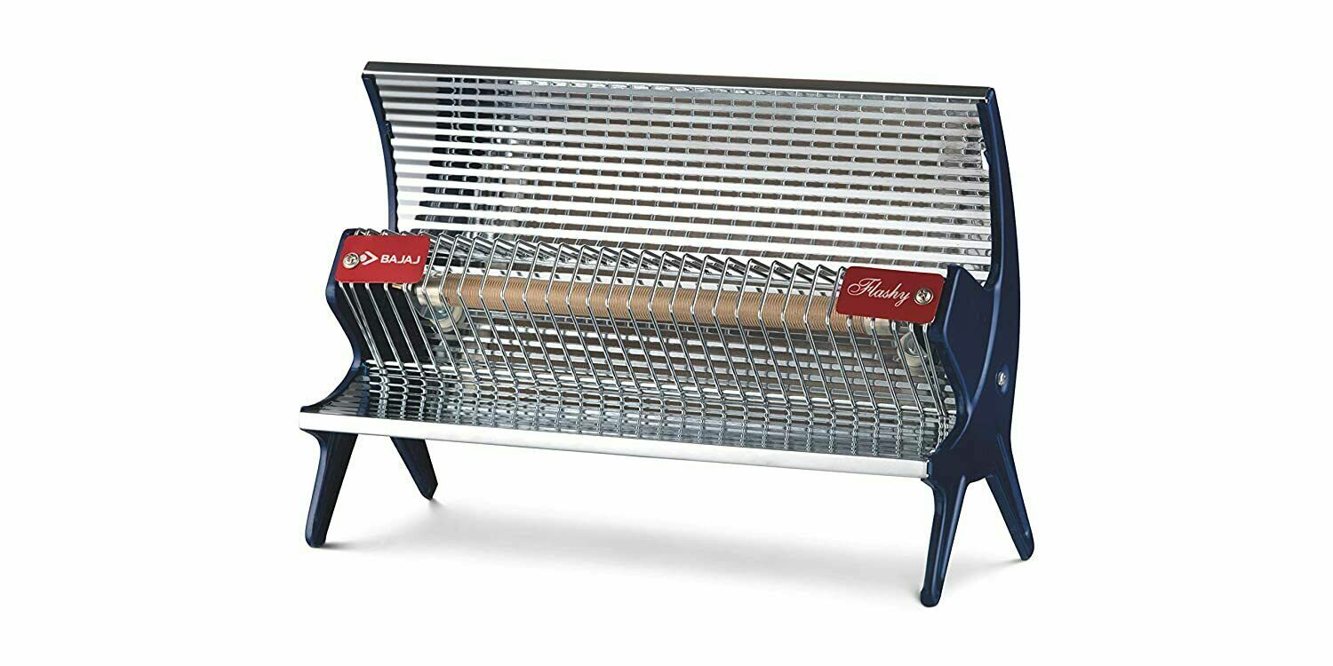 Bajaj Flashy Radiant Room Heater Compact And Stylish Design (1000 Watt  Steel) | eBay