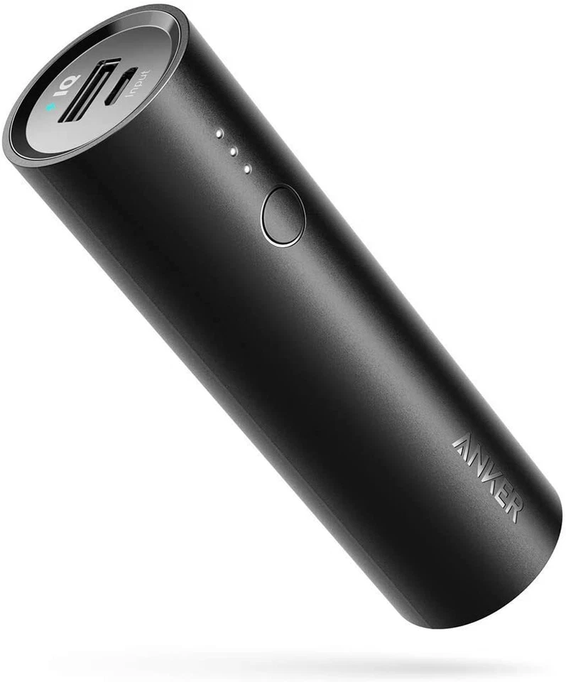 Anker 5000mAh Externer Akku Powerbank Schwarz Handy Ladegerät für iPhone Galaxy