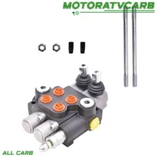 ALL-CARB 2 Spool Hydraulic Control Valve 13 GPM Double Acting +Conversion Plug