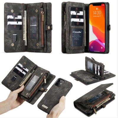 Multifunktion Flip Wallet Case Handy Tasche Schutz Hülle Cover Für Apple Samsung