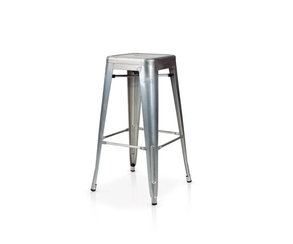 SGABELLO TOLIX BISTRÒ INDUSTRIAL IN METALLO BAR CUCINA RISTORANTE SET 6 PEZZI - Imagen 2 de 2