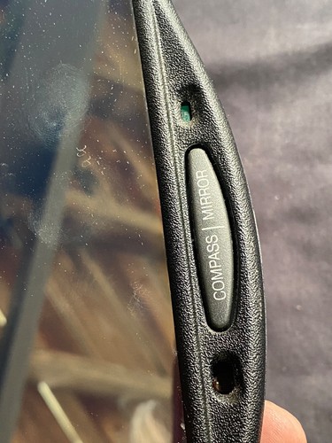 00-05 CADILLAC DeVille / SEVILLE AUTO DIMMING COMP REAR VIEW MIRROR - Picture 3 of 9