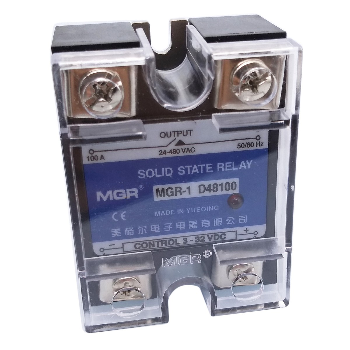 Spark-free Relay 100 Amp SSR 1 D48100 Solid State Relay,100A Solid ...